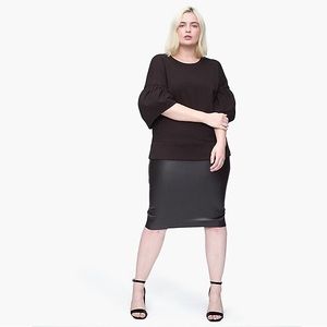 Universal Standard Zilla Puff Sleeve Sweatshirt